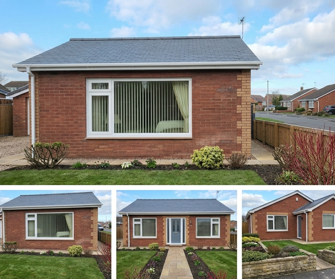 Expert builder from Greenview Construction working on a residential property in Cumbria.